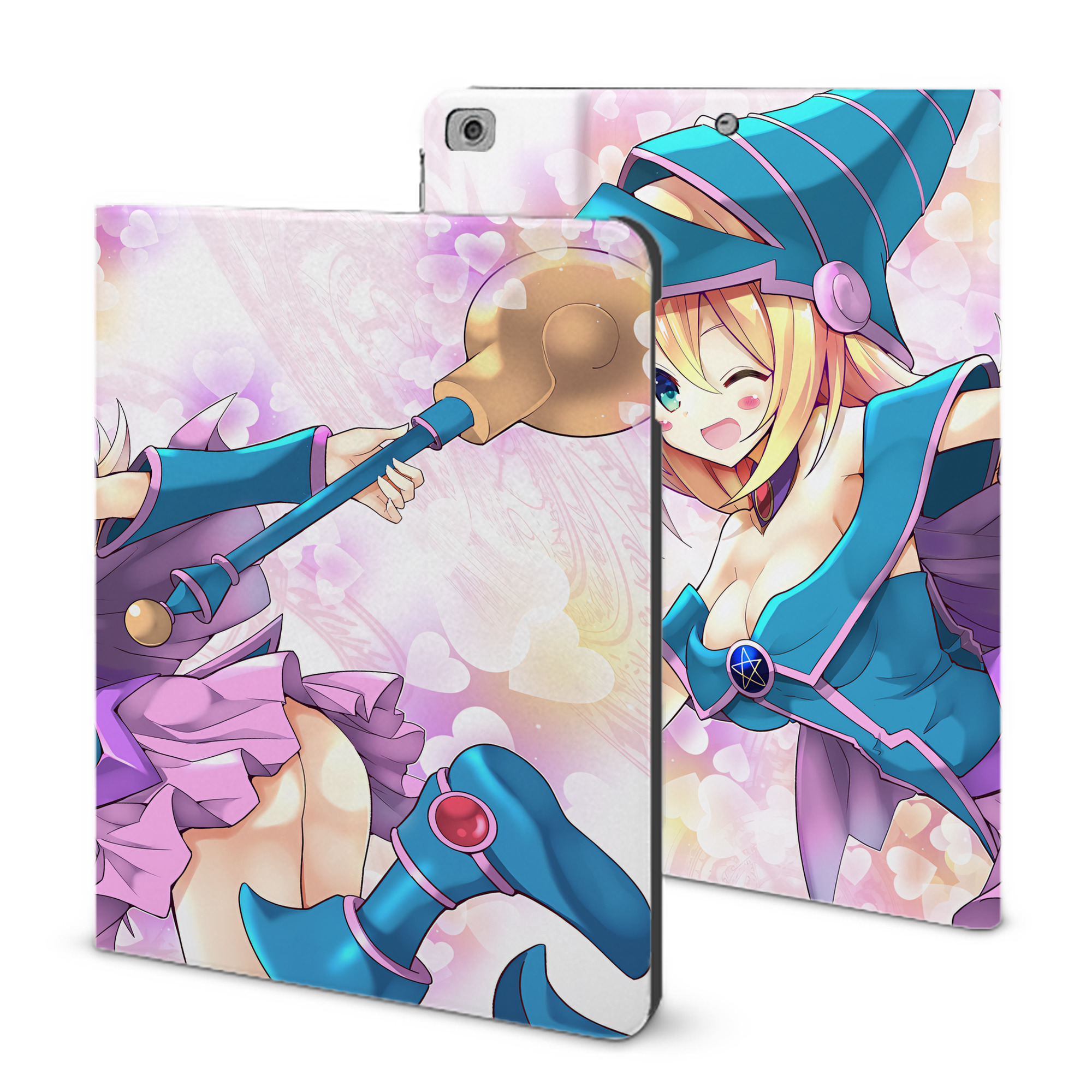 （画像用） 遊☆戯☆王 Yu-Gi-Oh! IPad ケース ブック型 PUレザー TPU 耐衝撃 軽量 薄型 ペン収納なし 全面保護 IPad 各モデル対応